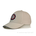 Casquette de baseball en caoutchouc blanc